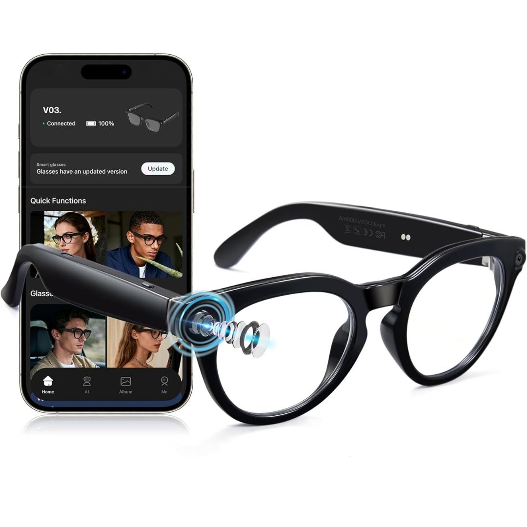 cyxus ai smart camera glasses