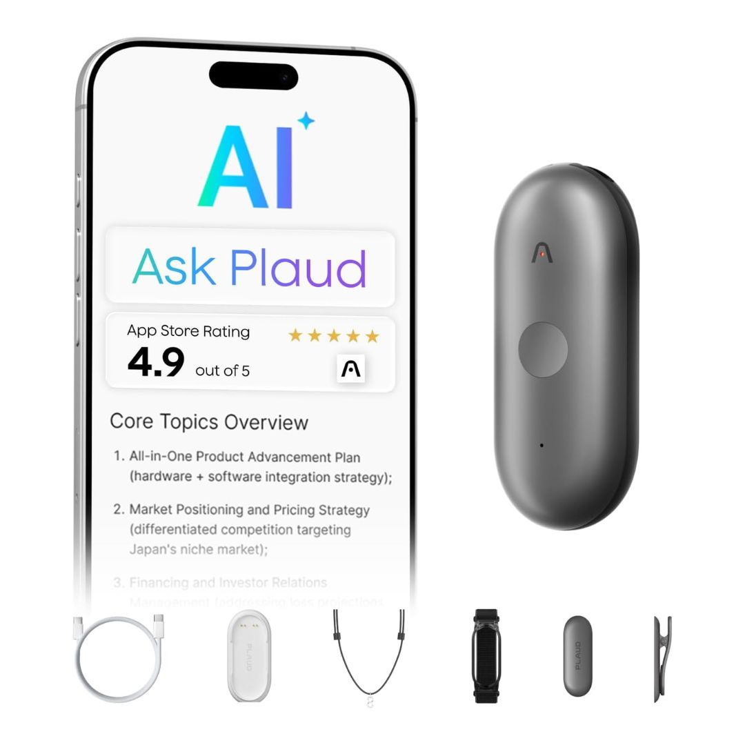 Plaud NotePin S AI Voice Recorder