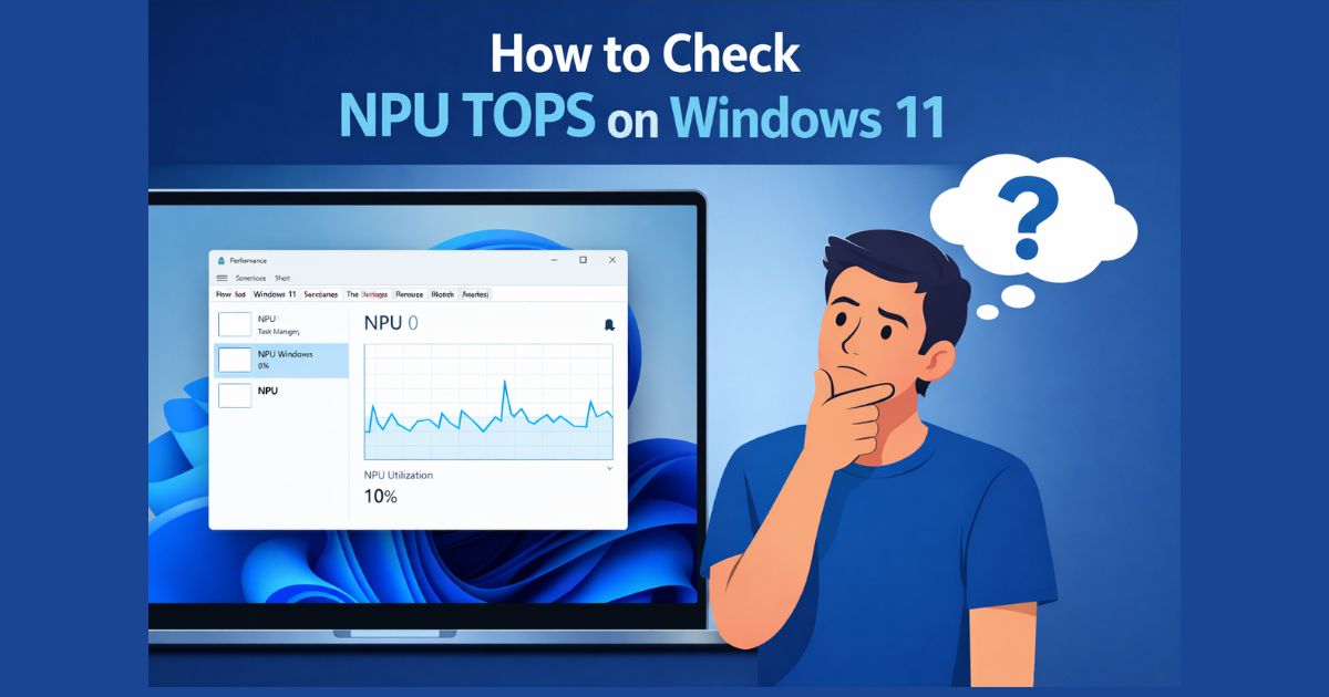 how to check nnpu tops on windows 11